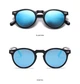 Сонцезахисні окуляри поляризаційні ретро Zolman C 12 Black/Blue - изображение 2
