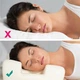 Подушка ортопедическая от морщин сна и утренней отечности Beauty Balance Memory Foam Шелк Лавандовый - изображение 10