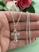 Комплект серебряный Крестик с цепочкой (женский или детский) 45см 3 грамм Аргентум - изображение 3