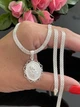 Религиозный серебряный комплект Ажурная иконка с цепочкой"(женский) 50 см 8 грамм Харьков Цепь - изображение 3
