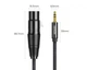 Кабель UGREEN AV182 3.5mm Male to XLR Female 1m Black (20763) - изображение 2