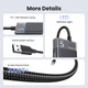 USB-хаб UGREEN CM653 USB to 4xUSB 3.2 Gen1 5Gbps Black (15548) - изображение 6