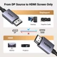 Кабель UGREEN DP125 DisplayPort to HDMI 2.0 4K@30Hz 2m Black (35842) - зображення 10