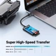 Кардрідер UGREEN CM265 USB-C 3.1 Card Reader for TF/SD Black (35622) - зображення 4