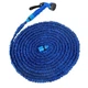Шланг для полива Magic Hose, садовый шланг с распылителем растягивается при подключении к крану 45м синий - изображение 3