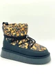 Угги ALLSY 082-92AC black/leo undefined 36 23,5см - изображение 2