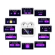 Наушники беспроводные HOCO EW73 TWS, TouchScreen, BT5.4, микрофон, вкладыши, White - изображение 5