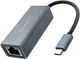 Мережевий адаптер Qoltec USB-С 3.1 - RJ-45 Grey (5901878503523) - зображення 1