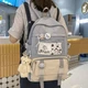 Рюкзак с брелком мишка стильный школьный для девочки Teddy Beer(Тедди) голубой Goghvinci AV319 - изображение 2