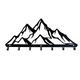 Вешалка для одежды и аксессуаров Горы, 7 крючков, ширина основания для крючков 80см - изображение 1