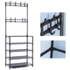 Напольная вешалка для одежды New simple floor clothes rack size с полками и крючками - изображение 2