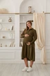 Платье для беременных и кормящих Marseille XL Lullababe Хаки - изображение 1