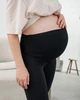 Теплі лосини для вагітних із мікродайвінгу з начосом Boston L (46) Lullababe Чорний - зображення 4