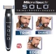 Триммер профессиональный Micro Touch Solo, бритва для бороды, усов, машинка для стрижки волос - изображение 4
