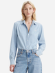 Сорочка бавовняна жіноча Levi's 34574-0043 M Блакитна (5401157468852) - зображення 1