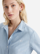 Сорочка бавовняна жіноча Levi's 34574-0043 M Блакитна (5401157468852) - зображення 4