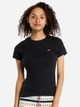 Koszulka damska bawełniana Levi's Essential Hm Ss 000KK-0001 S Czarna (5401157287132) - obraz 1