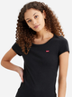 Zestaw koszulek damskich bawełnianych Levi's 74856-0006 XL 2 szt Czarny - obraz 4