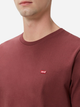 Футболка бавовняна довга чоловіча Levi's 56605-0199 L Бордова (5401157005071) - зображення 4