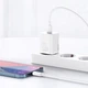 Зарядний мережевий пристрій Baseus Super Si 20W Type-C 3A з функцією швидкої зарядки QC3.0+PD3.0 (CCSUP-B02) White - зображення 2
