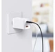 Зарядний мережевий пристрій Baseus GaN5 Pro 65W 2Type-C + USB з функцією швидкої зарядки QC4.0+PD3.0 + Кабель Type-C to Type-C 100W 1m (CCGP120202) White - зображення 8