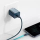 Комплект для швидкої зарядки Зарядний мережевий пристрій Baseus Super Si 20W Type-C 3A QC3.0 + Кабель Type-C to Lightning 1m (TZCCSUP-B03) Blue - зображення 2