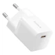 Зарядний мережевий пристрій Baseus GaN5 Mini 25W Type-C 3A з функцією швидкої зарядки QC3.0+PD3.0 (P10110909213-00) White - зображення 1