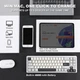 Беспроводная механическая игровая клавиатура с Hot-Swap YUNZII AL71 White - изображение 5