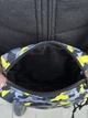 Сумка через плече для хлопця підлітка вертикальна камуфляж сіро-жовтий - зображення 3