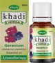 Чистое эфирное масло "Герань" - Khadi Swati Premium Pure 100% Essential Oil Geranium 10ml (1362661-31163047) - изображение 2