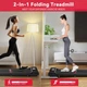 Беговая дорожка Treadmill C1 портативная 10 км/ч, до 120 кг (Black) - изображение 3
