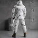 Зимний костюм FALCON BLOT куртка с капюшоном + штаны черно-белые размер L - изображение 3