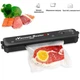Бытовой вакуумный упаковщик – прибор для вакуумной упаковки продуктов Vacuum Sealer Черный - изображение 1