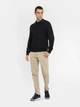 Кофта трикотажна чоловіча чорного кольору на блискавці Arber Zipper-cardigan N-AVT-118 M зріст 4 чорний (M10.01.02.511) - зображення 2