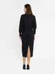 Сукня жіноча чорна Arber Dress knitted 1 42 чорний (W22.30.02.512) - зображення 5