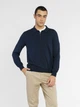 Поло длинное мужское Arber Polo Zipper N-Avt-119 M10.10.09.511 L Синее (ARB2800000495572) - изображение 4