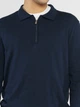 Поло длинное мужское Arber Polo Zipper N-Avt-119 M10.10.09.511 L Синее (ARB2800000495572) - изображение 5