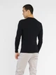 Джемпер трикотажний чоловічий чорного кольору Arber Crew-neck J N-AVT-122 L зріст 4 чорний (M10.07.02.511) - изображение 3