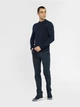 Джемпер трикотажний чоловічий темно-синього кольору Arber Crew-neck J N-AVT-122 L зріст 4 синій (M10.08.09.511) - изображение 2