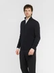 Кофта трикотажна чоловіча чорного кольору на блискавці Arber Zipper-cardigan N-AVT-29 S зріст 4 чорний (M10.03.02.511) - изображение 1