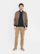 Кофта трикотажна чоловіча коричневого кольору на блискавці Arber Zipper-cardigan N-AVT-29 S зріст 4 коричневий (M10.02.09.511) - зображення 2