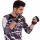 Перчатки для смешанных единоборств MMA Полиуретан размер S Zelart цвет черно-белый BO-3394 - изображение 6