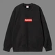 Свитшот Supreme 10005 черного цвета, размер L - изображение 1
