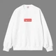 Свитшот Supreme 10002 белого цвета, размер L - изображение 1