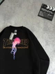 Свитшот Thrasher 10001 черного цвета, размер L - изображение 3