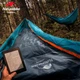 Спальник з капюшоном та закругленим дном Naturehike Y150 NH21MSD08 лівий, темно-блакитний - зображення 5