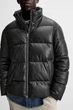 Дута куртка з еко-шкіри Zara M чорний 8281/313/800 - изображение 6
