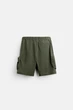 Шорти карго Zara S хакі 8574/351/505 - зображення 7