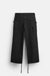 Джинси-карго Zara Baggy Fit 32 чорний 5575/303/800 - изображение 8