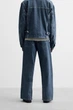 Джинси вільні з розрізами Zara Baggy Fit 32 синій 6688/317/407 - изображение 3